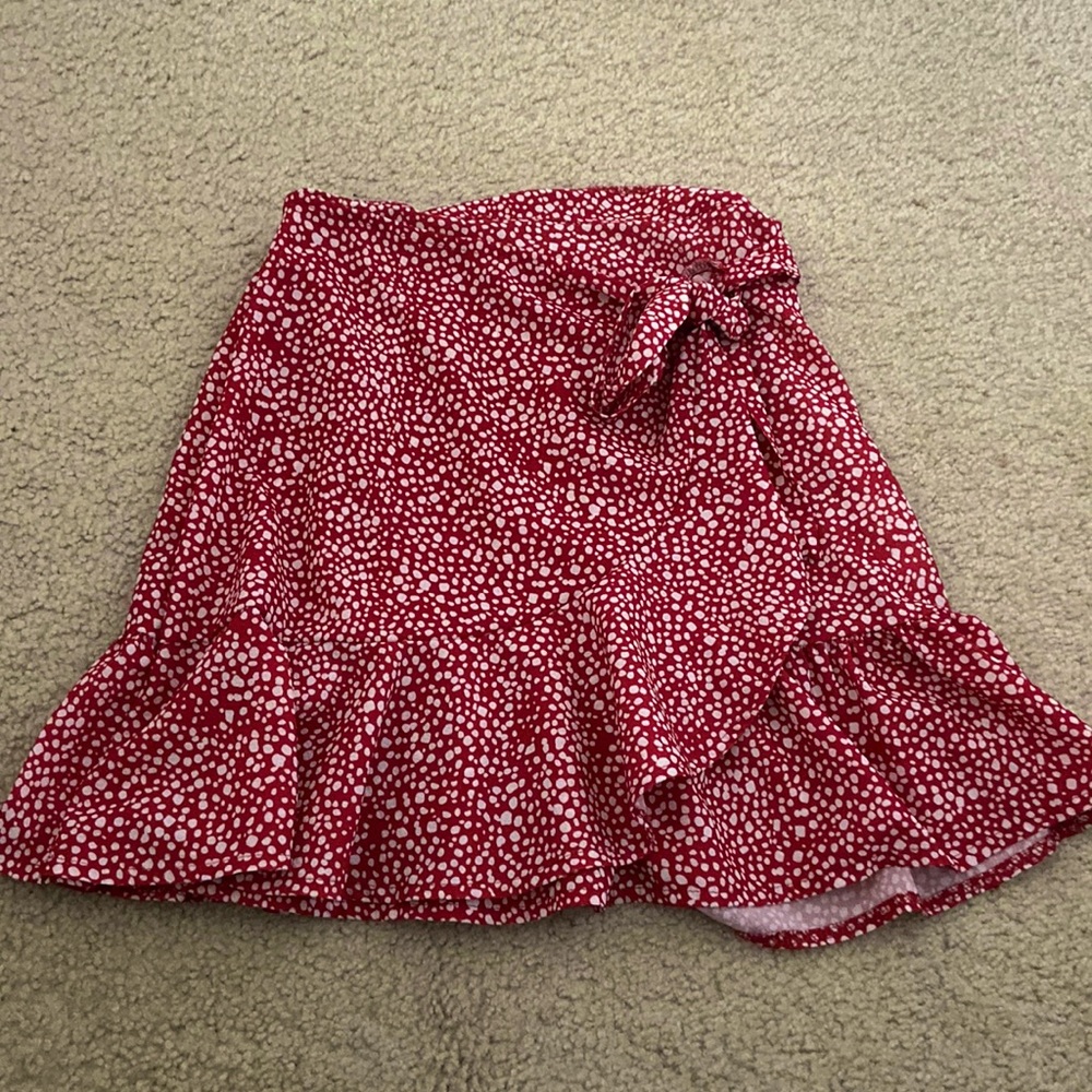 red polka dot size 4 from shein